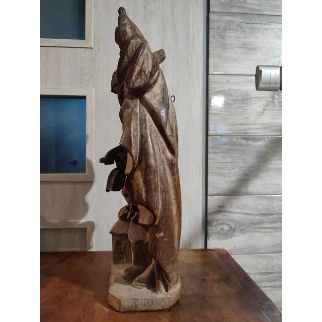 Saint Florian, 19th Century, Limewood For Sale - Image 6 of 12