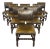 Late 19c Oak and Leather Dining Chairs – Set of 8 For Sale