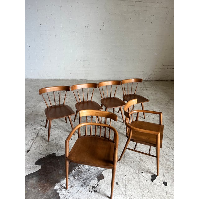 Mid-Century Modern Mid Century Modern Paul McCobb Planner Group Dining Chairs - Set of 6 For Sale - Image 3 of 9