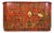 Vintage Red Chinoiserie Cabinet, 1970s For Sale