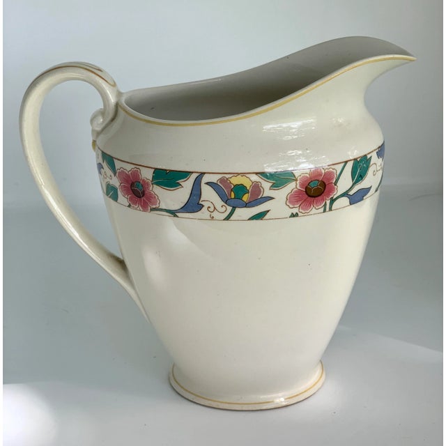 Vintage Johnson Brothers Pareek Chamonix Ceramic Pitcher For Sale - Image 12 of 12