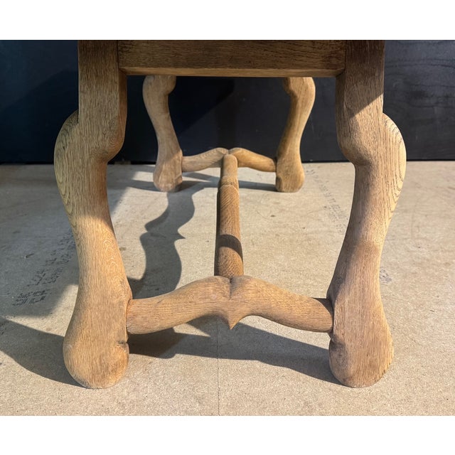 Wood French Oak Coffee Table, 1920s For Sale - Image 7 of 11