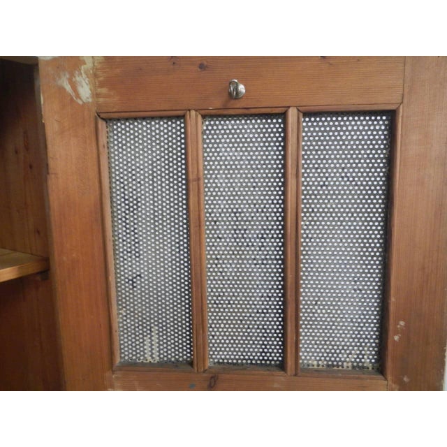 White Fir Wood Pantry Cupboard, 1950s For Sale - Image 8 of 12