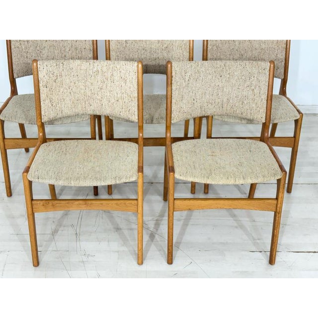 Contemporary Mid-Century Dining Chairs by Erik Buch, Set of 6 For Sale - Image 3 of 12