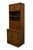 Mid-Century Modern Mid 20th Century Ethan Allen Heirloom Nutmeg Maple CRP Custom Room Plan 30" Shutter Door Cabinet W. Drop Front Secretary Bookcase Top For Sale - Image 3 of 11