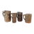 Brown Early 20th Century Nepalese Carved Milk Jugs- a Set of 4 For Sale - Image 8 of 8