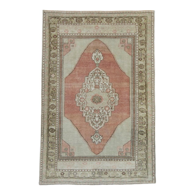Turkish Oushak Rug 2'4" x 3'7" #17504 For Sale