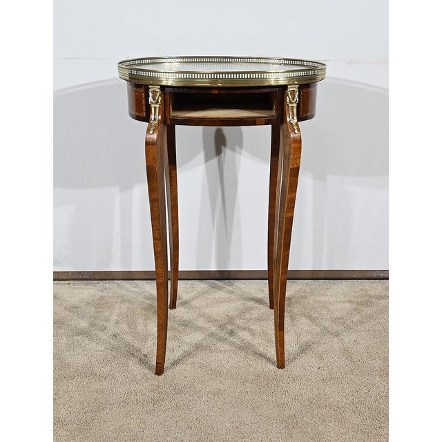 Early 20th Century Louis XVI Mahogany Living Room Table For Sale - Image 16 of 18