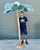 Wood Vintage Palm Tree Floor Lamp For Sale - Image 7 of 12