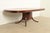 Romweber Romweber Regency Flame Mahogany Pedestal Extension Dining Table, Newly Refinished For Sale - Image 4 of 14