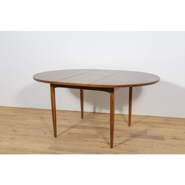 Wood Mid-Century Modern Round Fresco Dining Table in Teak from G-Plan, 1960s For Sale - Image 7 of 16