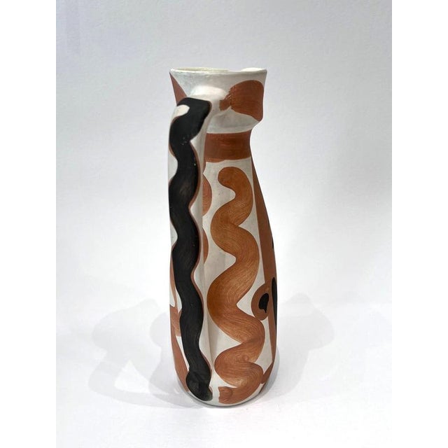 Visage Pitcher from Madoura, 1955 For Sale - Image 3 of 6