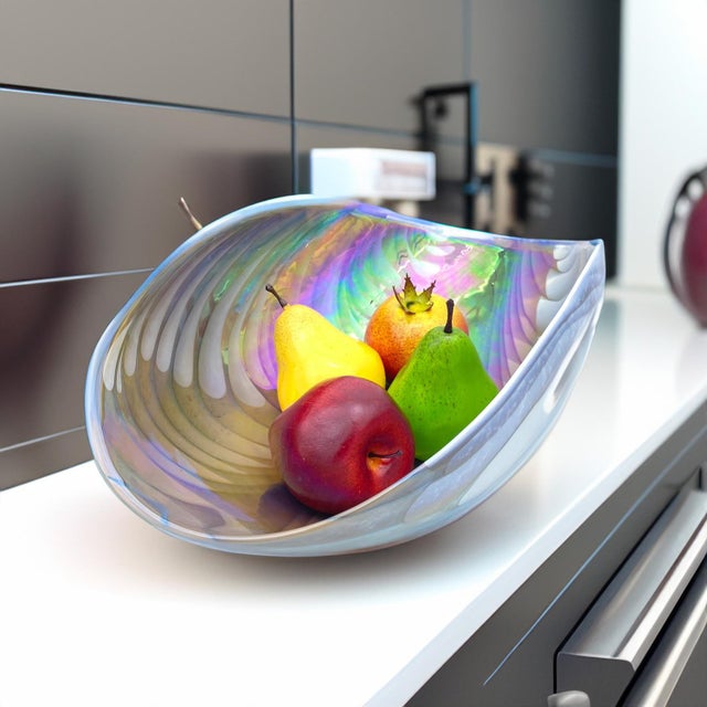 Ivory Modern Design Centerpiece in Murano Glass from YourMurano For Sale - Image 8 of 9