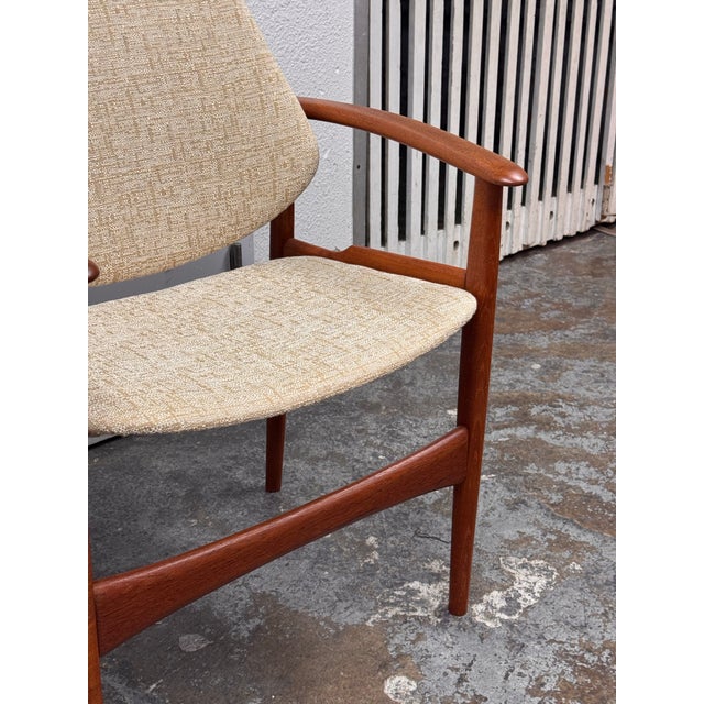 Circa 1960's Hovand-Olsen for Jutex Furniture Danish Armchairs, Pair For Sale - Image 9 of 12