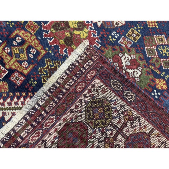 Antique Persian Qashqai Rug 5’3" X 9’1” For Sale In New York - Image 6 of 7