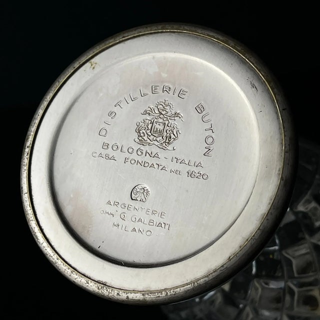 Vintage Silver Plated Decanter, 1950s For Sale - Image 4 of 15