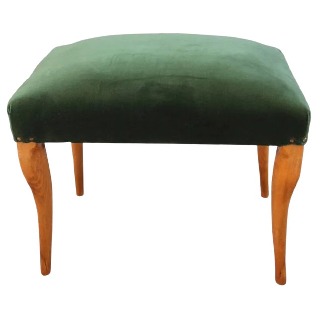 Vintage Italian Stool, 1950s For Sale