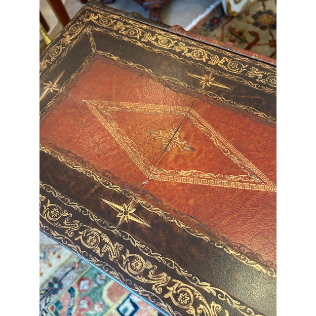 Trompe L’oeil Stack of Leather Books Chest of Drawers For Sale - Image 13 of 13