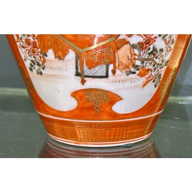 Antique Japanese Kutani Ginger Jar For Sale - Image 9 of 10