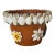 Vintage Terracota Flower Pot Encrusted With Sea Shells For Sale