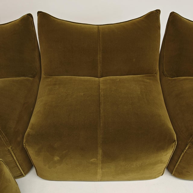 Le Bambole Modular Sofa by Mario Bellini for B&B Italia, 1978, Set of 4 For Sale - Image 14 of 18