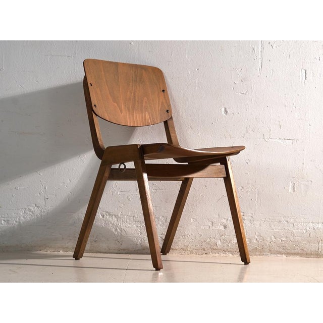 Vintage Dining Chairs from Thonet, 1950s. Set of 4 For Sale - Image 15 of 18