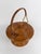 Brown Rattan and Cane Basket with Lid in the style of Vivai Del Sud, 1960s For Sale - Image 8 of 18