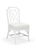 Traditional Wild Palm Side Chair, White For Sale - Image 3 of 3
