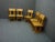 Mid-Century Modern Oak Dining Chairs, 1980s Set of 5 For Sale - Image 3 of 16