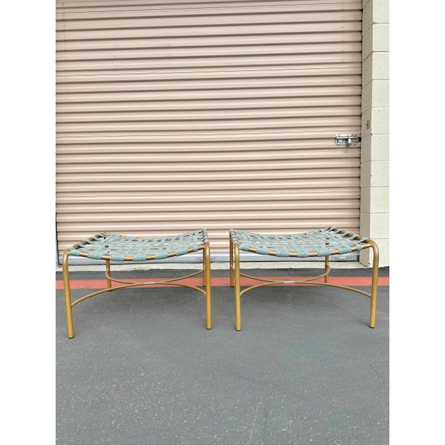 Sky Blue Vintage Patio Lounge Set by Brown Jordan For Sale - Image 8 of 13