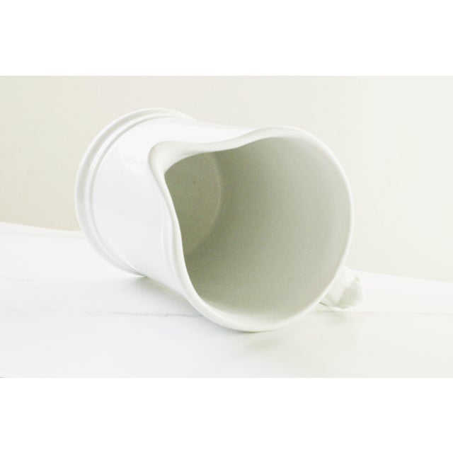 Farmhouse Late 1800's Alfred Meaking English Ironstone Pitcher For Sale - Image 3 of 5