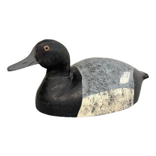 American Hunting Decoy 'Patches' with Glass Eyes and Metal Link Latch For Sale