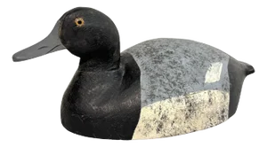 American Hunting Decoy 'Patches' with Glass Eyes and Metal Link Latch