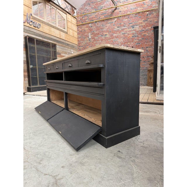 Black Mid-20th Century Workshop Cabinet For Sale - Image 8 of 15