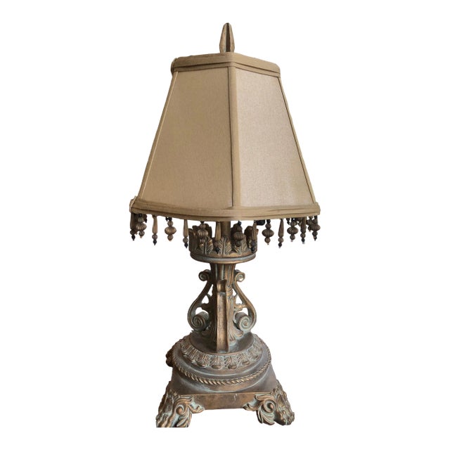 2000s Lexington Acanthus Leaf Motif Lamp For Sale