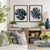 Paint Blue Monstera Duo, Designed by Cheryl P Kohloff, Framed- Set of 2 For Sale - Image 7 of 8