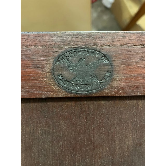 Vintage Art Deco Demilune Side Tables Company of Master Craftsmen W. & J. Sloane For Sale - Image 12 of 12