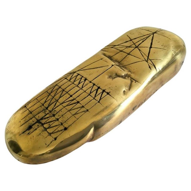 Bronze Abstract Tracce Sculpture by Walter Valentini, 1980 For Sale - Image 16 of 16