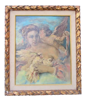 Venus and Cupid Painting