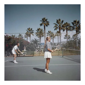 Tennis in San Diego 1956 by Slim Aarons Framed C Print