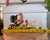 White Vintage KMC 3d Hand Painted Rooster Breadbox With Lid For Sale - Image 8 of 11