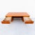 1960s Vintage 1960s Mid Century Modern Teak & Chrome Executive Desk After Florence Knoll For Sale - Image 5 of 14