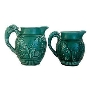 Wedgwood of Eturia & Barlaston Pitchers- Set of 2 For Sale