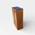 Japanese Antique Refinished Cabinet With Figured Wood Panels and Fabric Inserts For Sale - Image 10 of 17