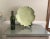 Green Large Fine Bone China Leaf Platter For Sale - Image 8 of 11