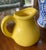 Haeger Vintage Authentic Glossy Yellow Stamped Ceramic Haeger Pitcher. For Sale - Image 4 of 7