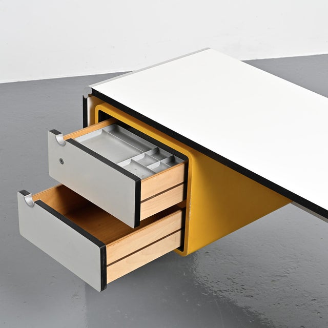 Metal Children's Desk by Alain Richard for T.F.M, France, 1970 For Sale - Image 7 of 12
