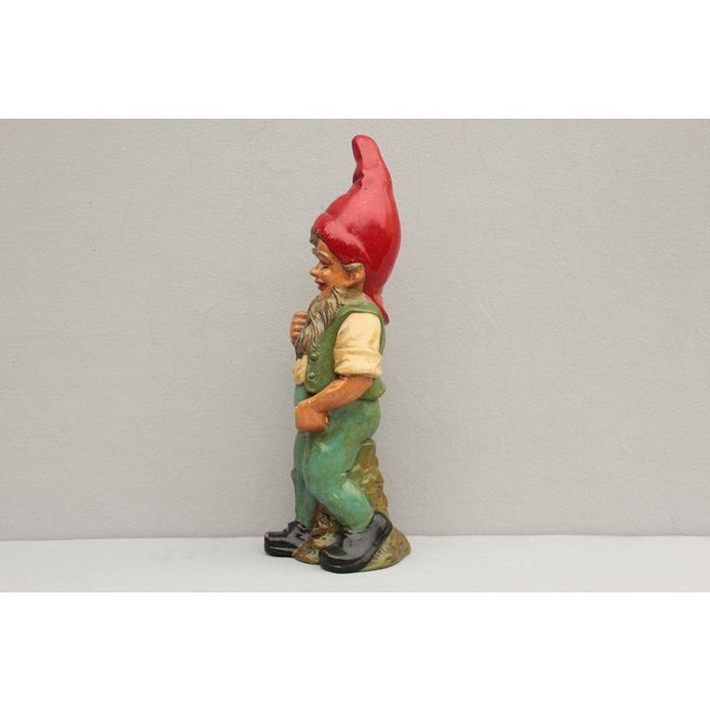 Large Antique Garden Gnome from Heissner, 1930 For Sale - Image 13 of 15
