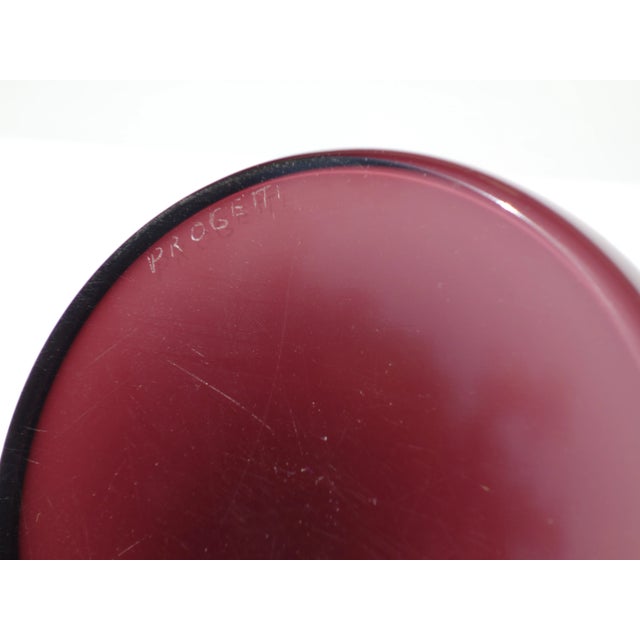 1970s Italian Purple Murano Glass Bottle from Gianfranco Frattini Progetti, 1970s For Sale - Image 5 of 6