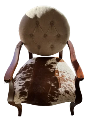K&k Interiors Cow Hide Chair